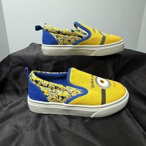 Illumination Presents Minions Kids Youth Slip on Shoe Size 13 Yellow/Blue